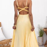 Eva – Vestido  Franzido com Decote em V