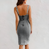 Ariana | Vestido Elegante em Ganga