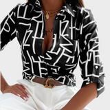 Conceição - Blusa Elegante de Manga Comprida