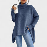 Beatriz - Blusa de Malha com Gola Alta