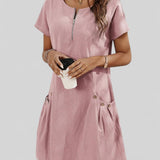 Carla – Vestido Fresco com Bolsos