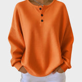 Eva - Camisola Casual com Gola Redonda