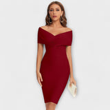 Samantha - Vestido Elegante com Decote em V