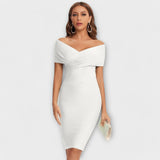 Samantha - Vestido Elegante com Decote em V