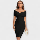 Samantha - Vestido Elegante com Decote em V