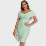 Samantha - Vestido Elegante com Decote em V