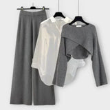 Conjunto Casual de 3 Peças