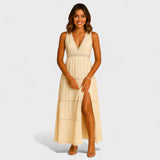 Catarina - Vestido Comprido de Renda