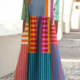 Antonia - Vestido com Estampa Geométrica
