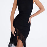 Carlota | Vestido Midi com Folhos