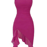 Carlota | Vestido Midi com Folhos