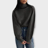 Emilie - Sweater Elegante de Gola Alta e Macio