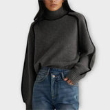 Emilie - Sweater Elegante de Gola Alta e Macio