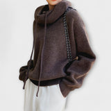 Hannah - Sweatshirt de Malha com Capuz