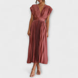 Luana - Vestido com Decote em V