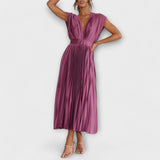 Luana - Vestido com Decote em V