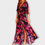 Isabela – Vestido com Decote em V