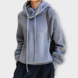 Hannah - Sweatshirt de Malha com Capuz