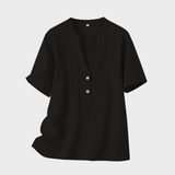 Francisca - Blusa com Decote em V