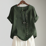 Rita – Blusa com Botões Decorativos