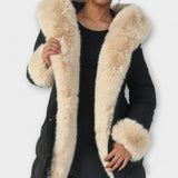 Loa - Casaco Premium Quilted com Gola de Pelo