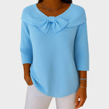 Glória - Camisola Elegante com Laço