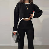 Conjunto de 2 Peças: Sweater em Tricô
