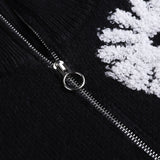 Cardigan Floral com Zíper