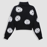 Cardigan Floral com Zíper