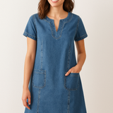 Mara | Vestido de Ganga Suave