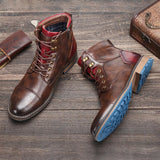 Aaron | Botas Oxford de Couro Premium