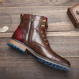 Aaron | Botas Oxford de Couro Premium