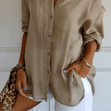 Flor - Camisa de manga comprida