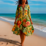 Marina - Vestido Floral de Primavera