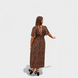 Nicole - Vestido Elegante Leopardo