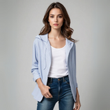 Celeste™ | Blusa com capuz de luxo