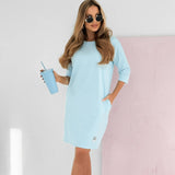 Lia - Vestido com Mangas 3/4