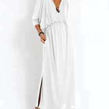 Flávia - Vestido com Decote em V