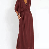 Flávia - Vestido com Decote em V
