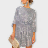 Sara - Vestido Mini Solto para Festa