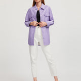 Shacket Casaco de Couro