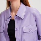 Shacket Casaco de Couro